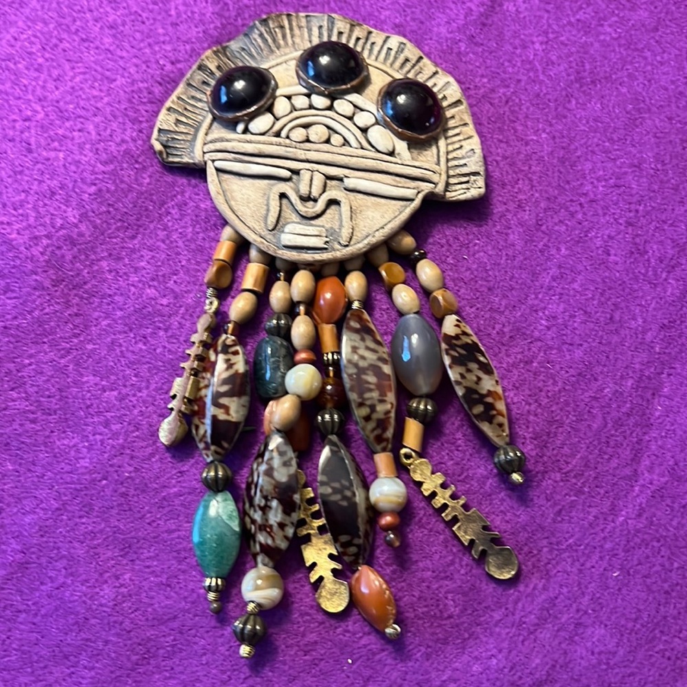 Brooch Micki Ravitz Handmade Brooch Handcrafted